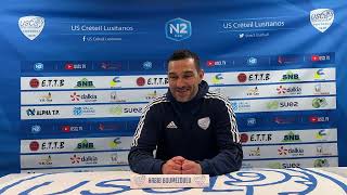 La conférence de presse d'après-match d'Habib Boumezoued I J20 I USCL- Racing Besançon