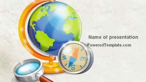 World Exploration PowerPoint Template by PoweredTemplate.com