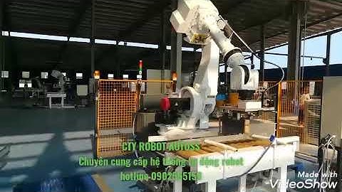 ROBOT GẮP THÙNG NƯỚC FANUC S-430iF - CTY ROBOT AUTOSS LH 0902565159