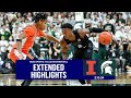 No 10 Illinois at Michigan State College Basketball Extended Highlights I CBS Sports