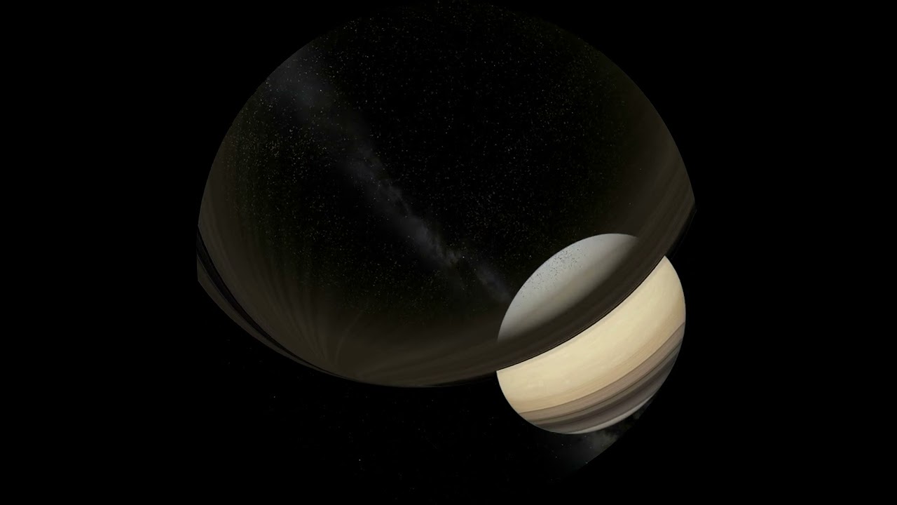 Saturn and its Icy Moon - Space in Sixty Seconds