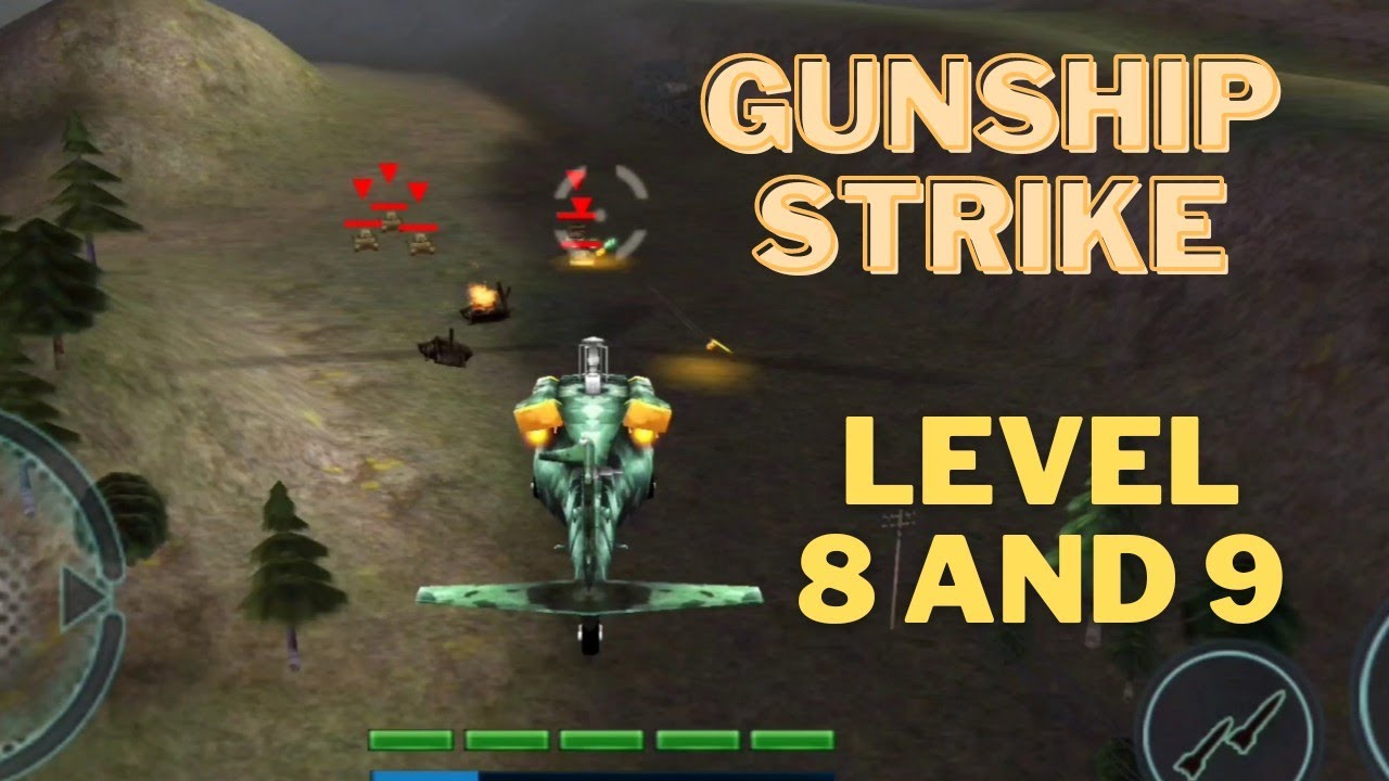 Gunship Strike Game | Level - 8 And 9 - YouTube