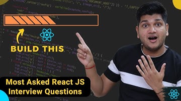 React JS Interview Questions ( Progress Bar ) - Frontend Machine Coding Interview