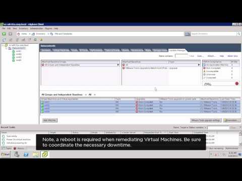 Upgrading VMware Tools Using vSphere Update Manager (vSOM)