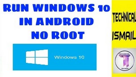 How to run windows 10 in Android | No Root | [Hindi]