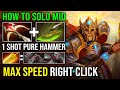HOW TO SOLO MID OMNIKNIGHT 1 Hit Delete Right Click Daedalus Swift Blink Max Attack Speed Dota 2