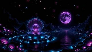 (No Ads) Sleep Hypnosis For Deep Rest • Moonlit Pearl Sanctuary • Stop Overthinking
