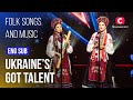 Sound of Ukraine: Ukrainian Folk Songs and Musical Instruments | Amazing Auditions | Got Talent 2022