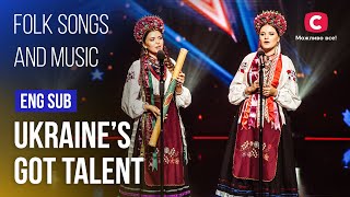 Sound of Ukraine: Ukrainian Folk Songs and Musical Instruments | Amazing Auditions | Got Talent 2022