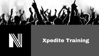 Xpedite Training.