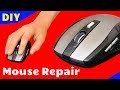 Mouse button not working how to repair a computer mouse button switch wireless or wired 