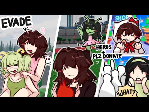 Evade!? Heros!?! And Plz Donate!?!? ||| Roblox Funny and Goofy Moments! |||