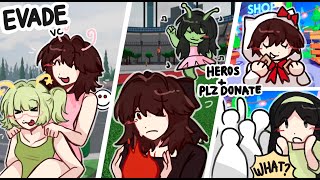 Evade!? Heros!?! And Plz Donate!?!? ||| Roblox Funny and Goofy Moments! |||