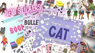 NEW stickers &amp; Washi Tapes! Rongrong CAT, Bullet Journal &amp; Bookworm