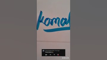 Komal name calligraphy art 🎨 saloni arts 🎨 #calligraphy #art #comment #subscribe #