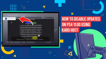 How To Disable Updates On PS4 11.00 Using KARO Host
