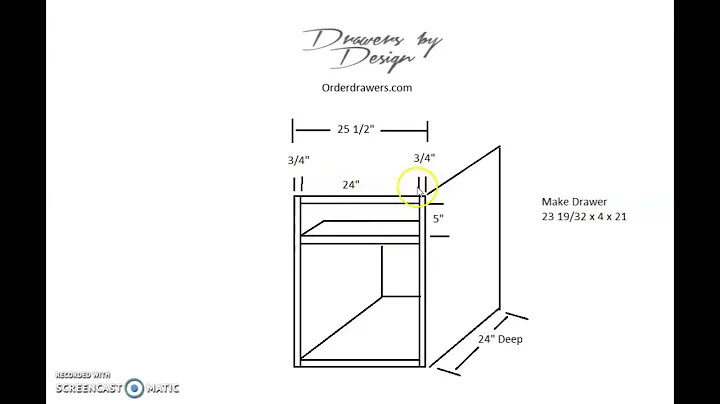 How to measure for a drawer