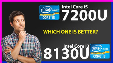 INTEL Core i5 7200U vs INTEL Core i3 8130U Technical Comparison