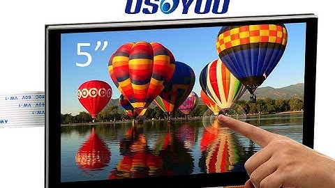 No need driver! OSOYOO DSI IPS 5" touch screen for Raspberry Pi 4,3,2,wide view angle,Easy Install!