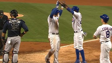 ATL@CHC: Rizzo pounds three-run homer to right field