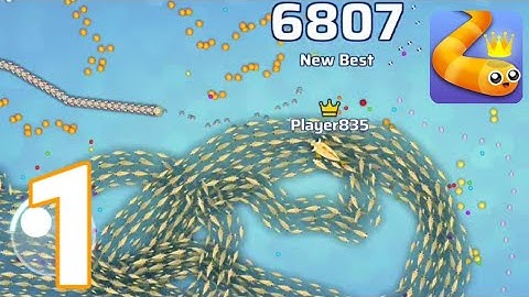 Snake.io Mobile Gameplay Walkthrough Part 1 (iOS, Android)