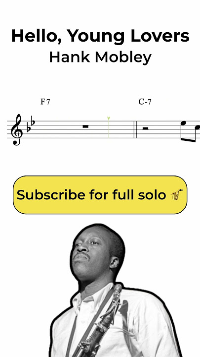 Hank Mobley - Hello, Young Lovers - Tenor Sax Solo (part 5) #jazz #saxophone #greatsolos #transcribe