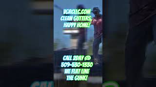 💦 POWER UP CLEAN: 🔗 VGRCLLC.com 💦📲 READY TO SHINE? 509-530-1330 📲🚀 BLAST AWAY GUTTER GUNK & MORE! 🚀