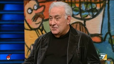Michele Santoro a Dimartedì del 7 gennaio