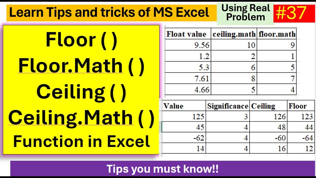 37.Ceiling and Floor Function explained in Nepali. - YouTube