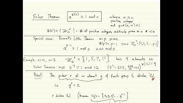 10 4 euler   fermat theorem