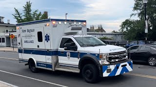 New Britain EMS Medic 27 responding with Priority 