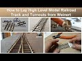 B.B.M.1930s  How to Lay High Level Model Railroad Track and Turnouts  (Weinert "Mein Gleis")