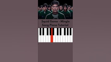 Mingle Song | Squid Game | Easy Piano Tutorial | Easy Piano Lesson | Squid Game Music | Piano Lesson