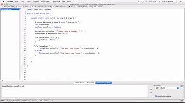 89. The ! ( NOT ) logical operator, example program - Learn Java