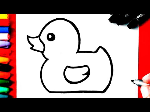 Video: Cómo Dibujar Un Patito