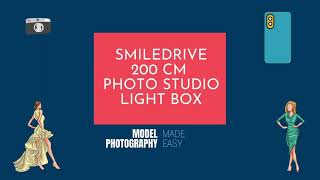 Smiledrive 200cm Photo Studio Light Box Model Photography Portable Studio Soft Box screenshot 3