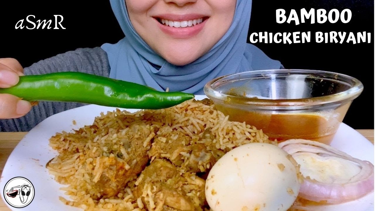 ASMR | CHICKEN BIRYANI | Eating Sounds | No Talking | Malaysia |