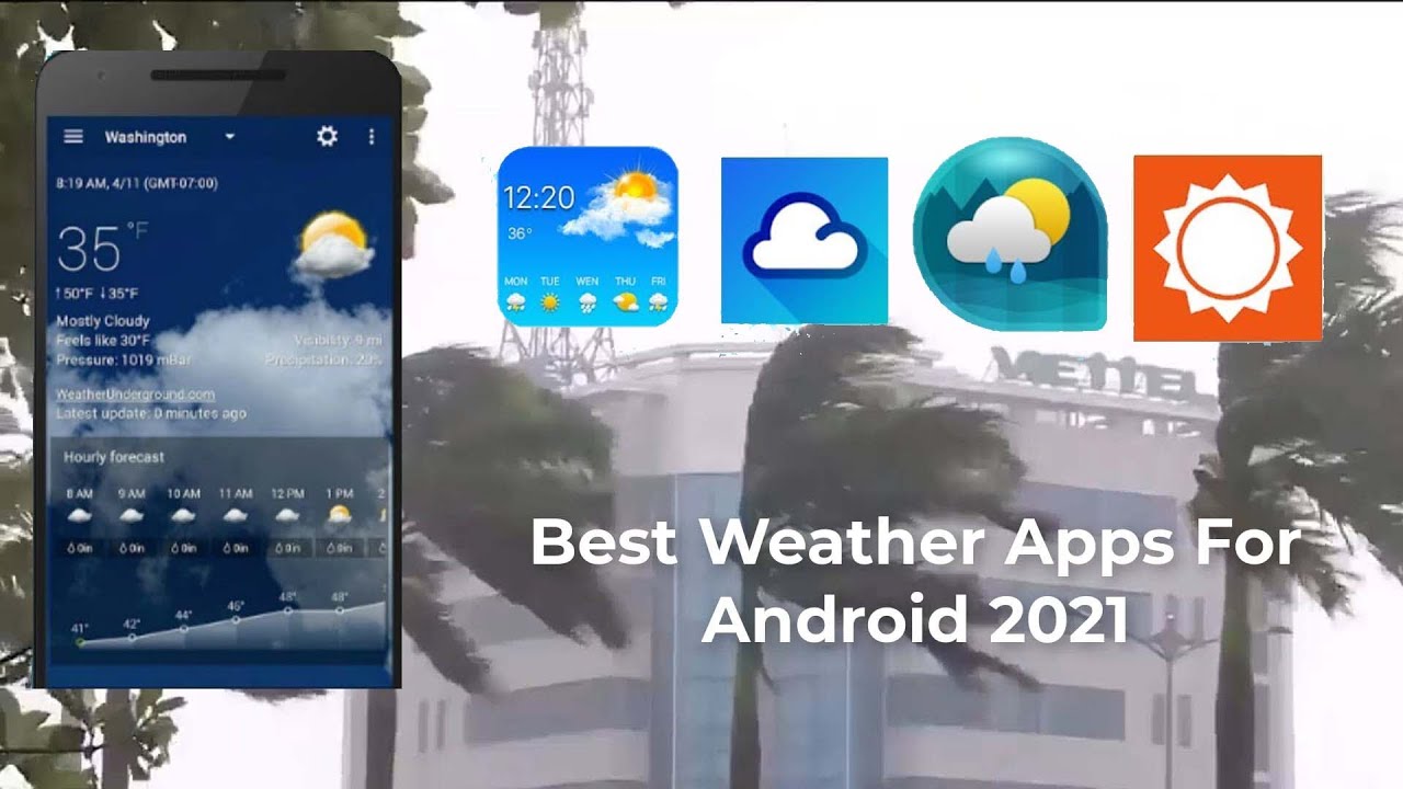 5 Best Weather Apps For Android of 2023 | Best Android Apps - YouTube