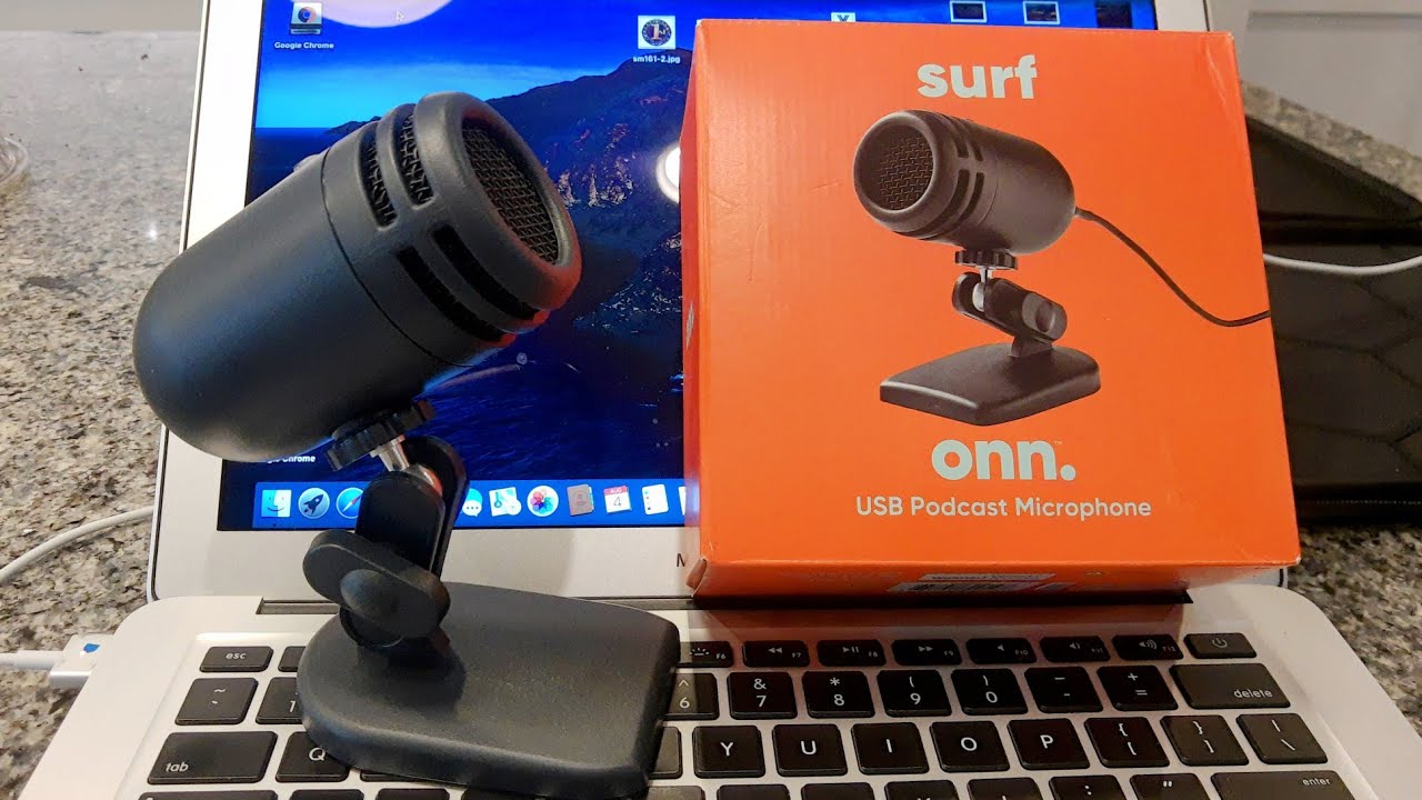 onn. USB Podcast Microphone with Cardioid Recording Pattern