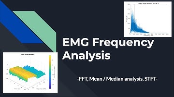 EMG Frequency Analysis -FFT, Mean / Median frequency, STFT-