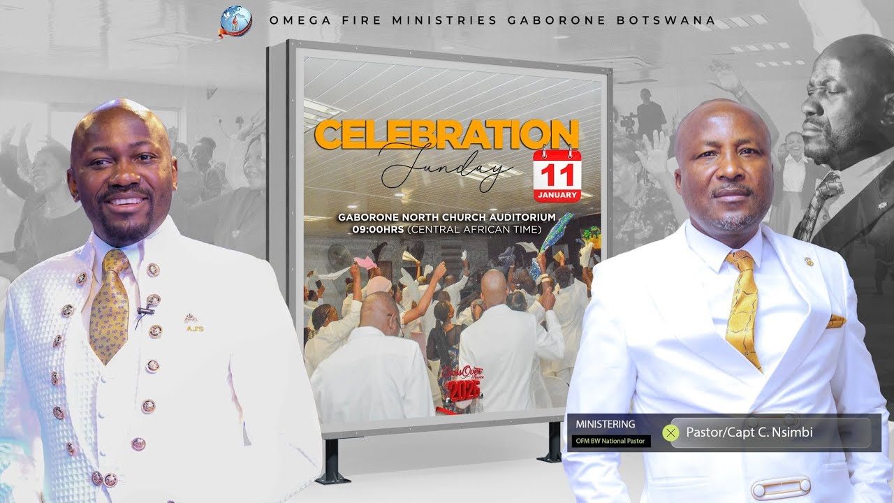 CELEBRATION SUNDAY SERVICE WITH PASTOR CAPT CLEMENT NSIMBI (11/01/26)