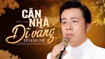 ĐÂY CHÍNH LÀ CHÀNG CA SĨ PHÒNG TRÀ CÓ GIỌNG HÁT HAY TUYỆT ĐỈNH - Căn Nhà Dĩ Vãng | Hoàng Đệ