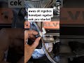 cek valve pcv di mobil syarletkapsul,oli masuk flter udara kenalpot ngebul #shorts #automobile #diy