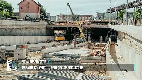Pasajul Solventul, aproape de finalizare