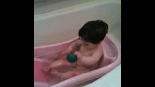 Bathtime for Sophie