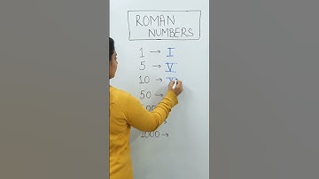 🔥Roman Numbers🔥 #trending #viral #maths #youtube #youtubeshorts #short  #ytshorts #yt #shorts