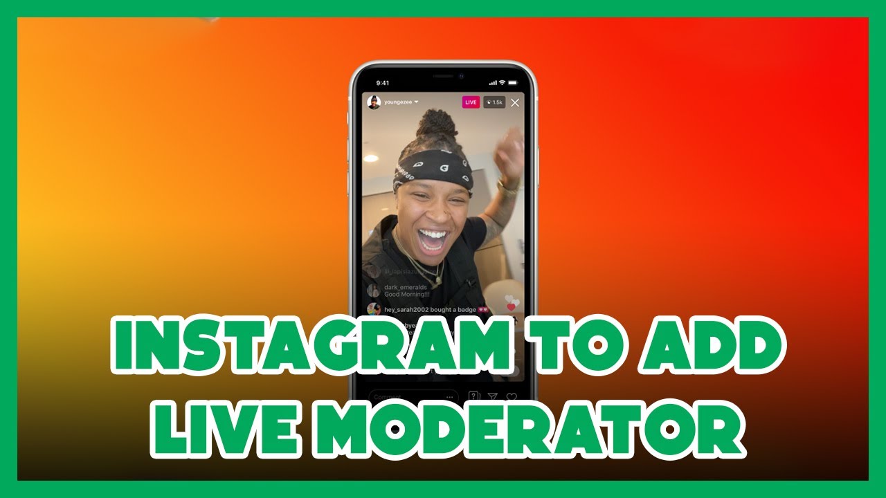 Instagram to add live moderator and still working on like button | Search it more