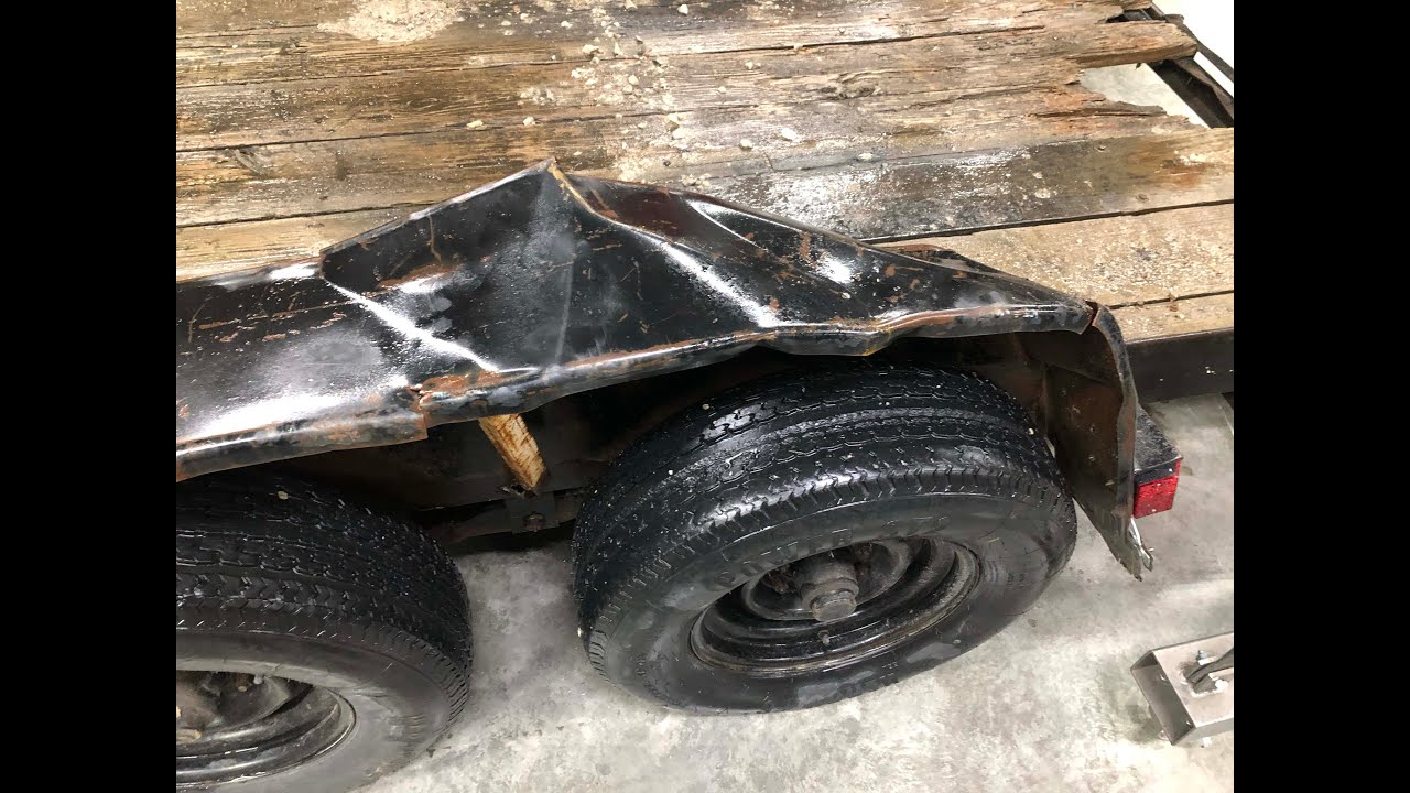 Trailer Fender Repair 2024 002 YouTube