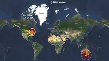 Live Lightning Strike In Real Time powered by Blitzortung.org