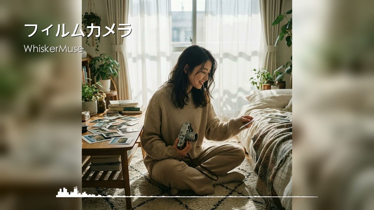 【治癒音樂 / 放鬆旋律 / 復古Lo-Fi / 房間BGM】フィルムカメラ (Film Camera) | 伴隨黑膠雜音的木吉他，接納那些失焦但不完美的可愛日常